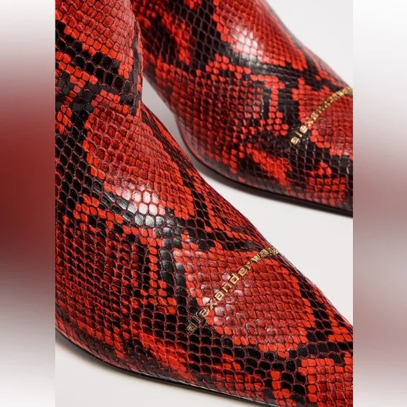 Alexander wang red viola 65 boots NWB 6 - Picture 3 of 5